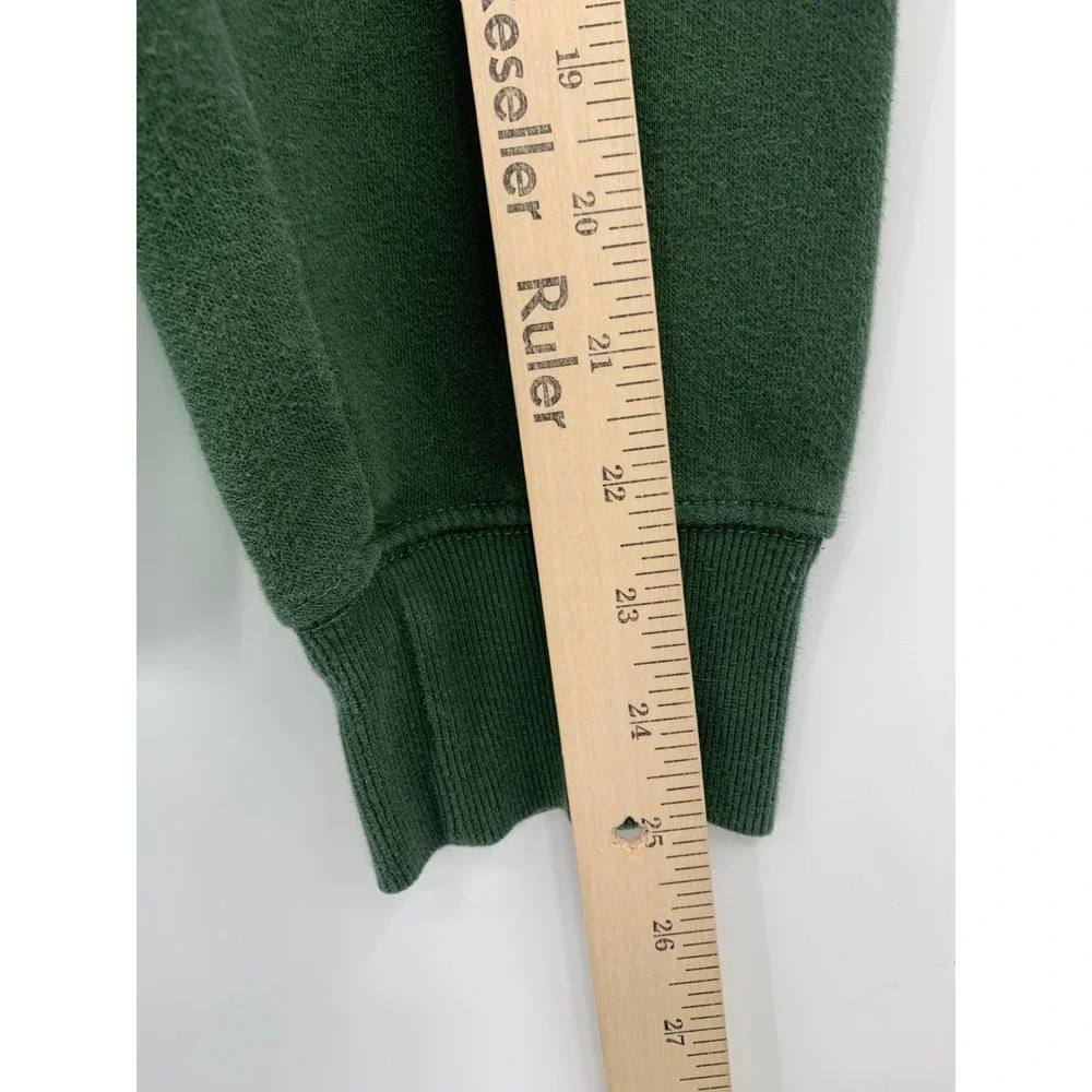 North Face Hoodie Mens Large Green Camo Logo Pullover Fleece Sweatshirt